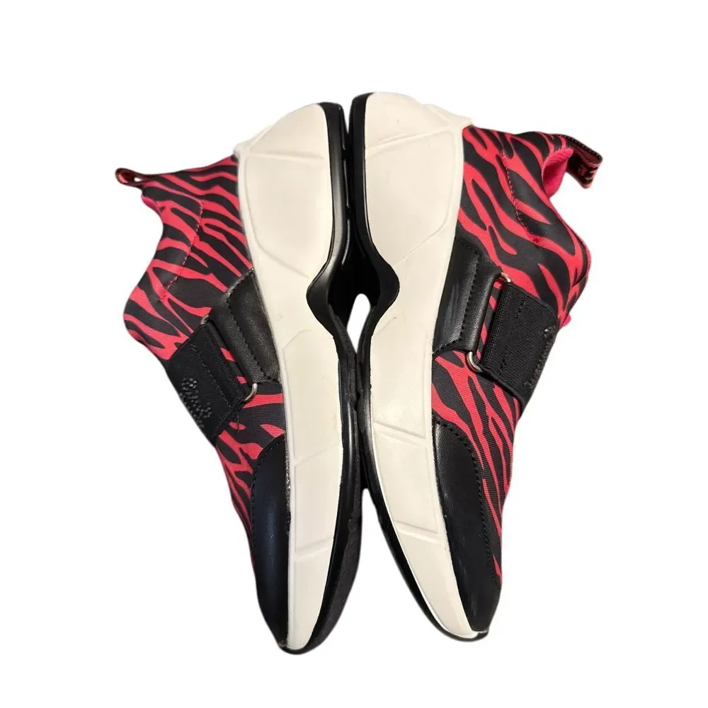 Womens‎ Juicy Couture Above It Size 6.5 NWOT Pink/Black Zebra Sporty Tre…